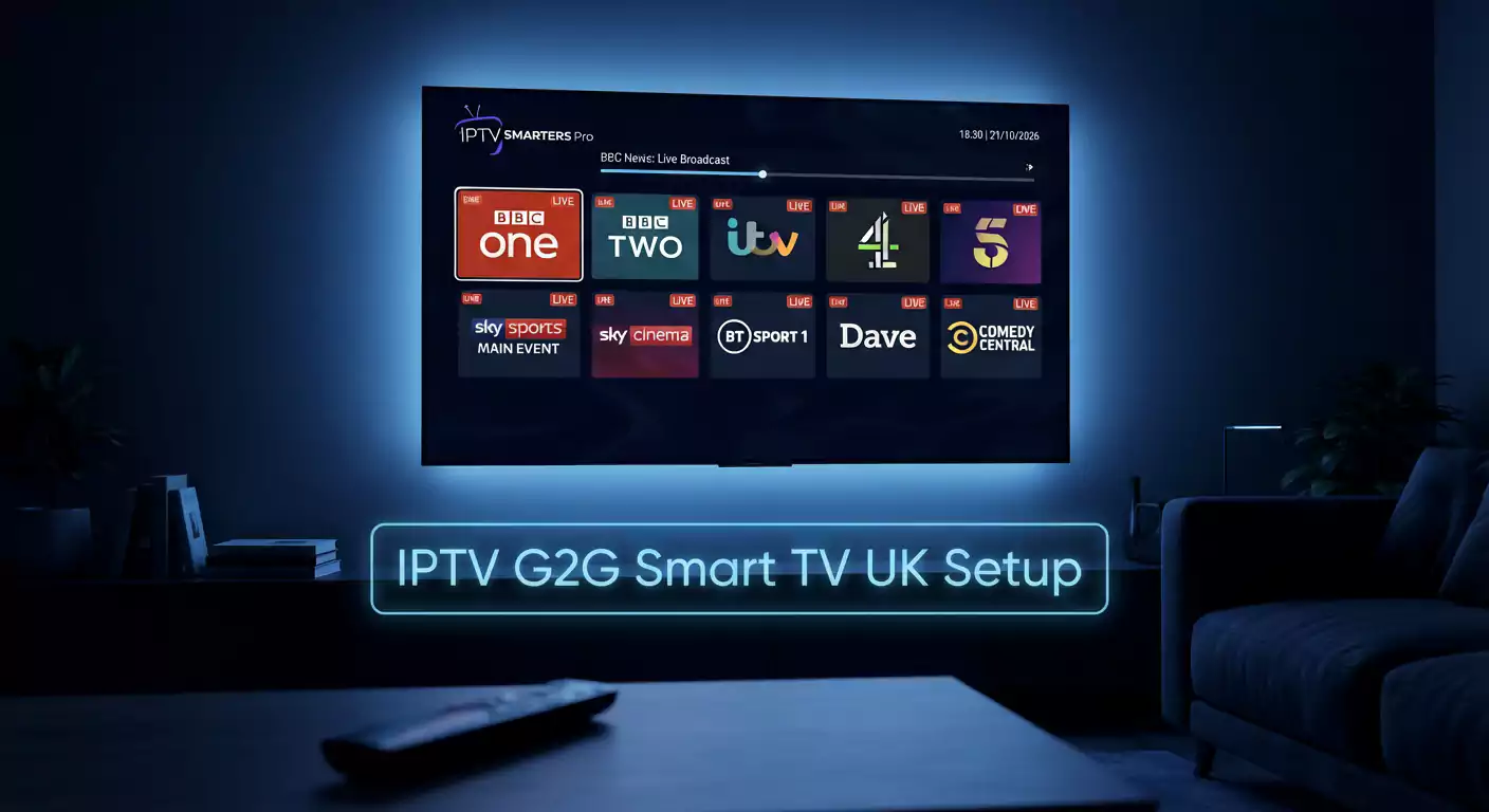 IPTV G2G Firestick UK — Installation Guide 2026 | IPTV G2G 4K UK